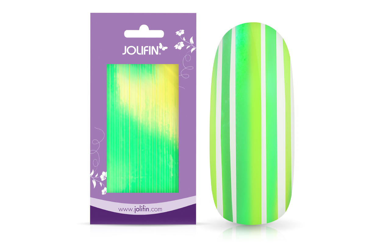 Jolifin Mermaid Sticker - Stripes tropical green