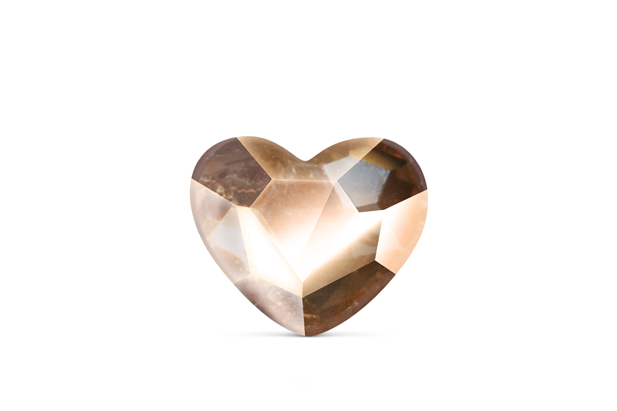 Jolifin LAVENI Strass-Diamonds - nude hearts