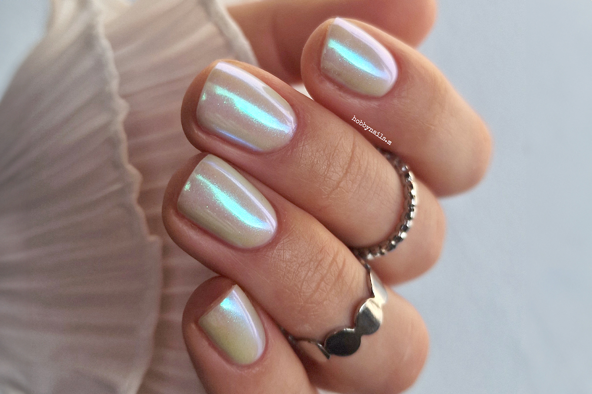 Jolifin LAVENI Aurora Pearl-Chrome Pigment - white-ocean