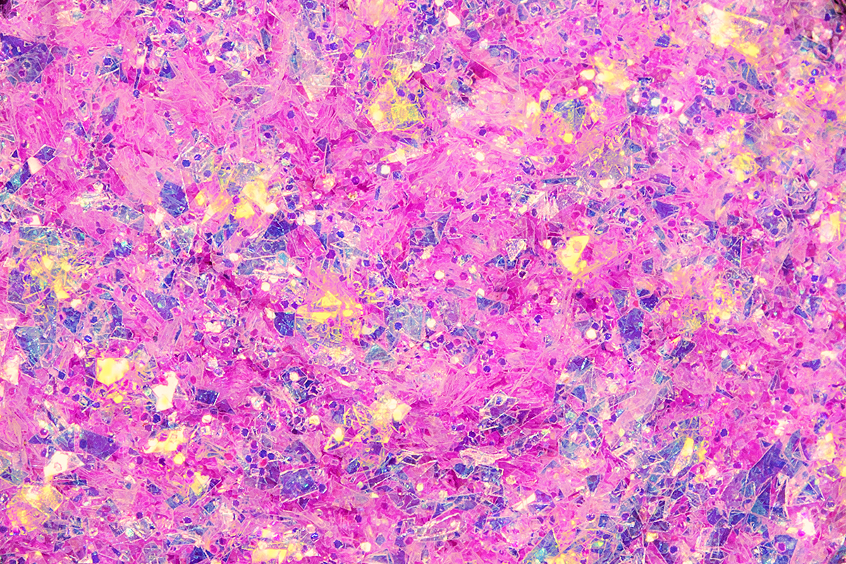 Jolifin LAVENI Mermaid Flakes Glitter - purple