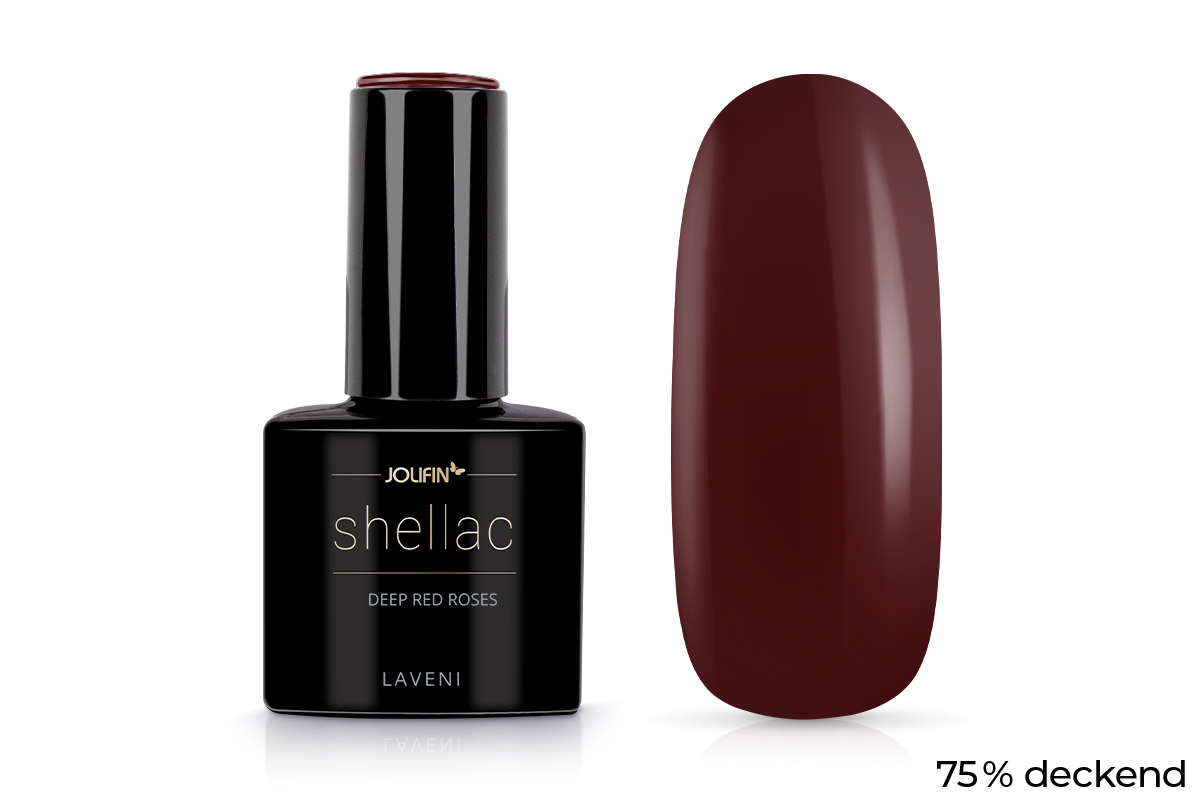 Jolifin LAVENI Shellac - deep red roses 10ml