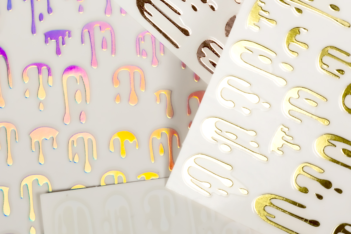 Jolifin LAVENI XL Sticker - Ice-Cream gold