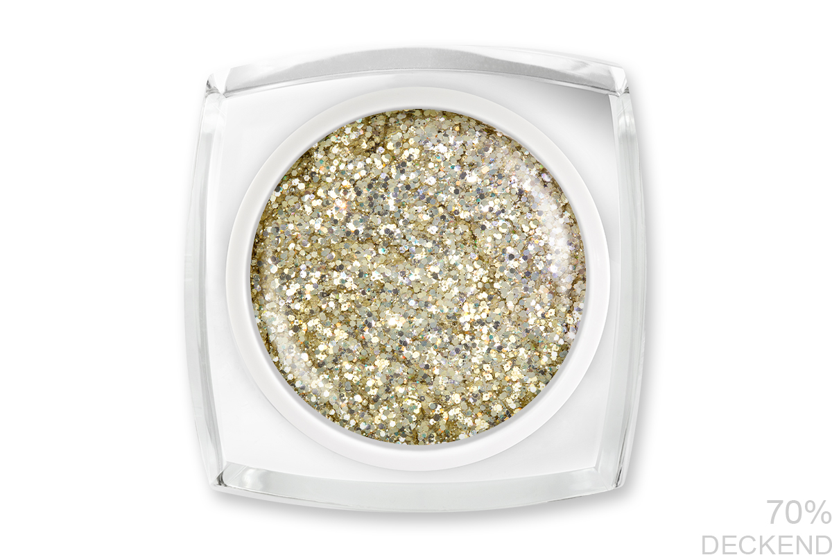 Jolifin LAVENI Colour Gel - prosecco Glitter 5ml