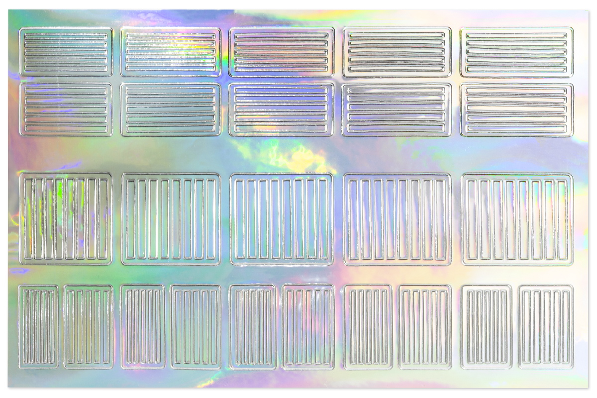 Jolifin Hologramm XL Sticker - Stripes