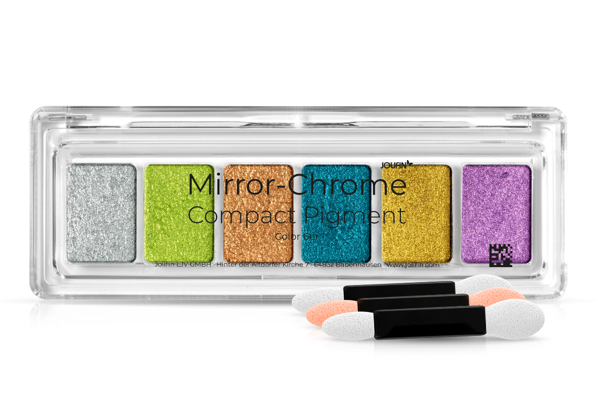 Jolifin Mirror-Chrome Compact Pigment - Colour 6er