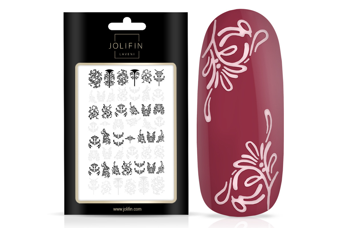 Jolifin LAVENI XL Sticker - black & white Nr. 4