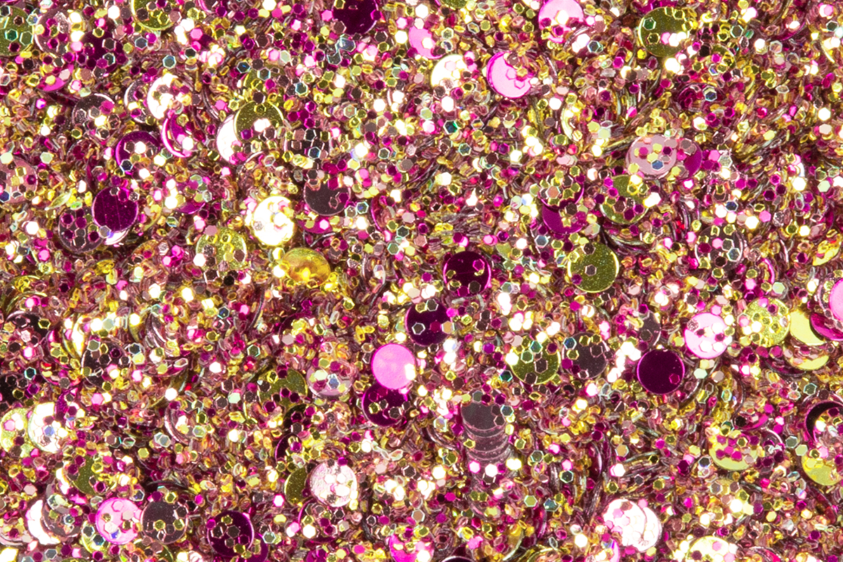 Jolifin LAVENI Sparkle Glitter - magenta-gold