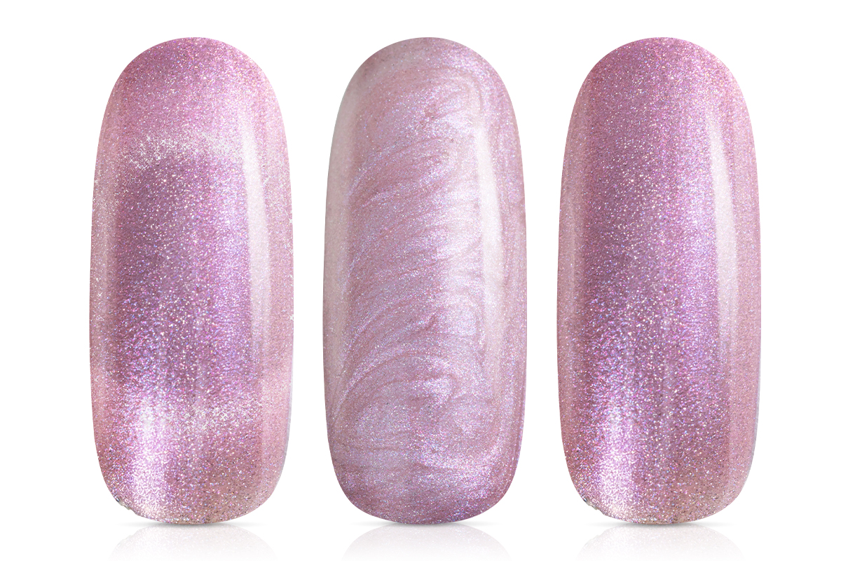 Jolifin LAVENI Shellac - Cat-Eye pearl lilac 10ml