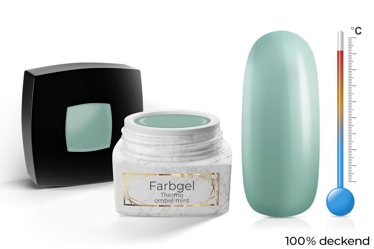 Jolifin LAVENI PRO Farbgel - Thermo ombré mint 5ml