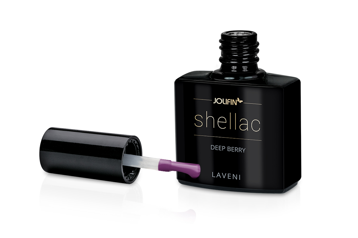 Jolifin LAVENI Shellac - deep berry 10ml