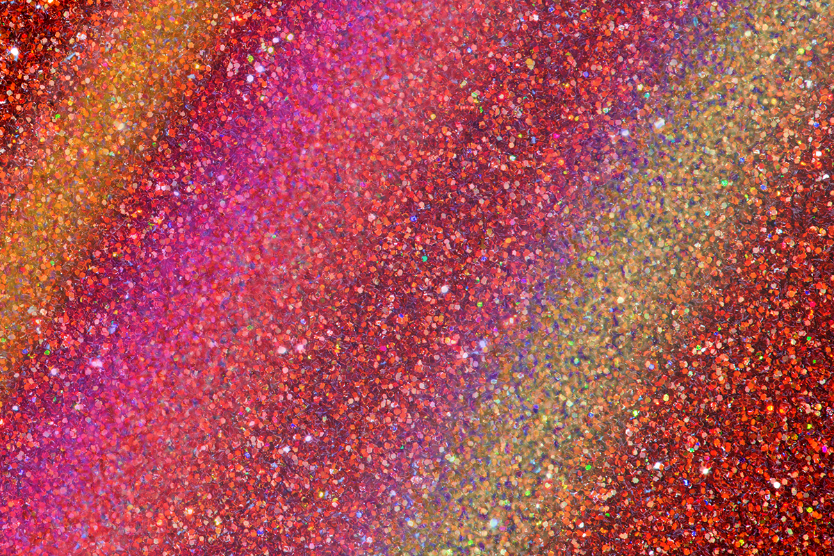 Jolifin Hologramm Dust - red