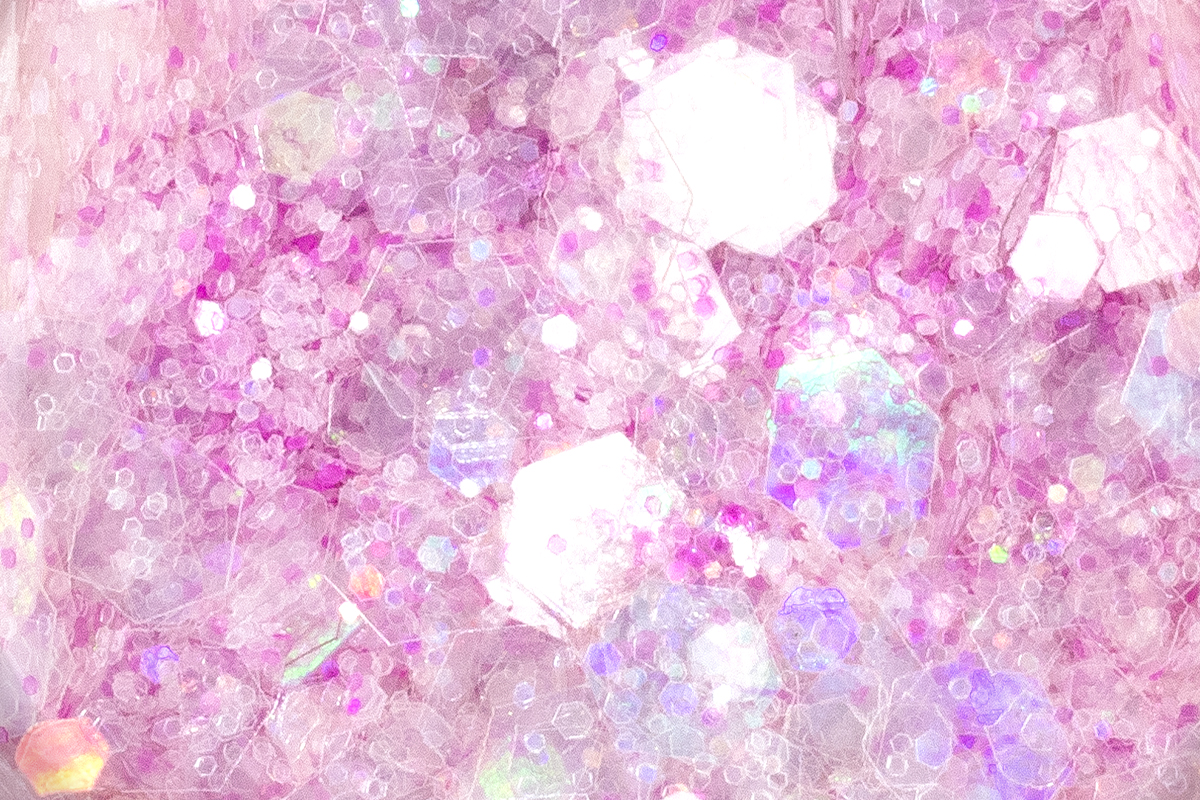 Jolifin Bio Illusion Glitter - pastell-rose