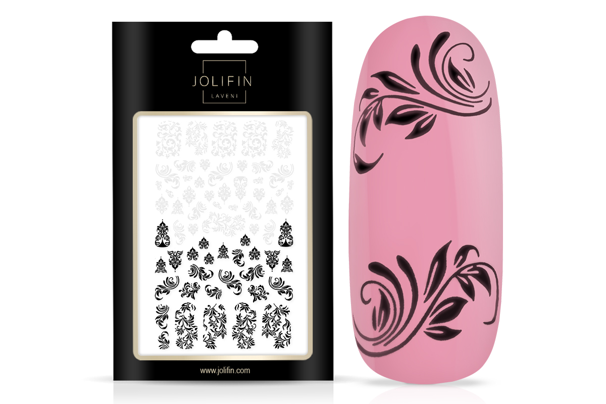 Jolifin LAVENI XL Sticker - black & white Nr. 1
