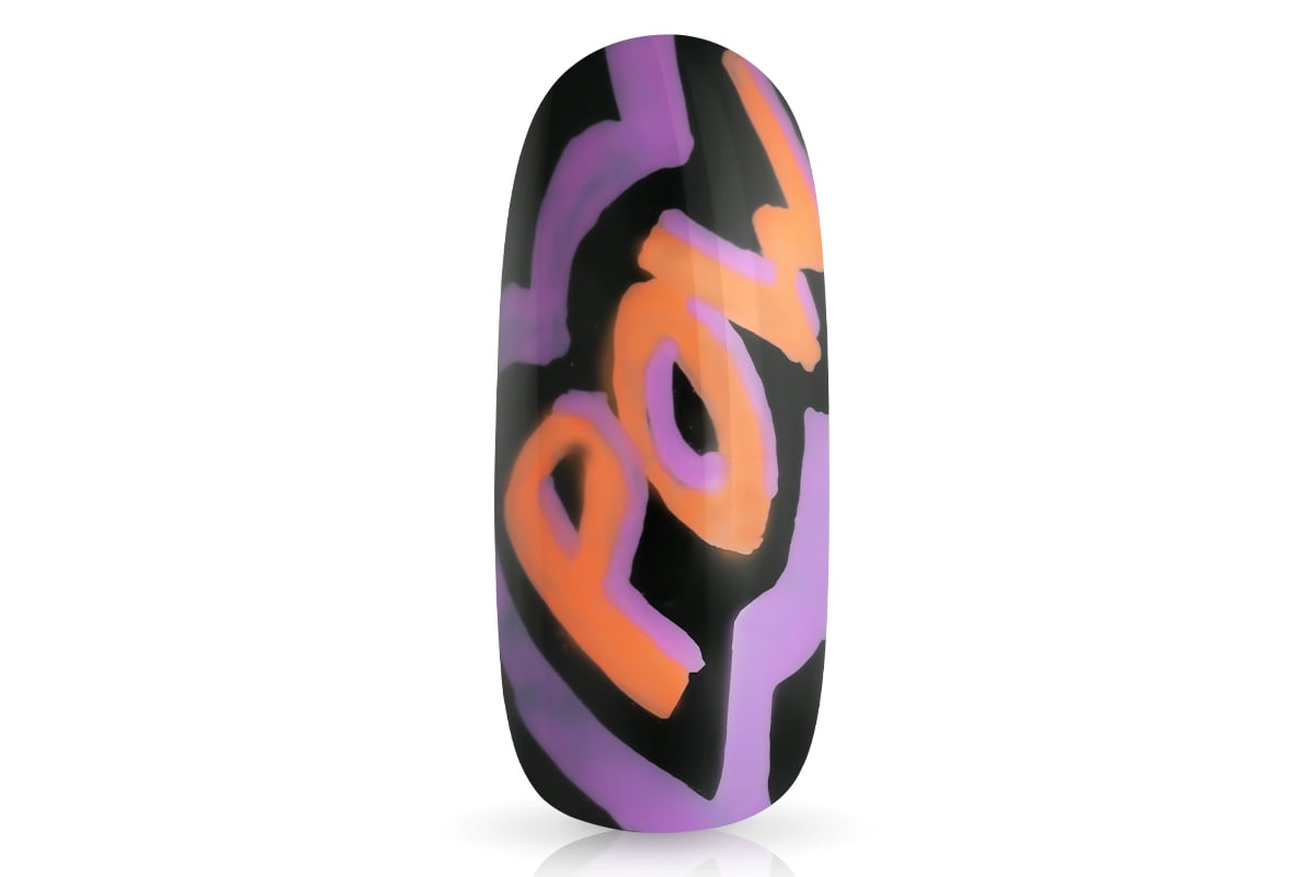 Jolifin LAVENI 3D Nailart-Pen - neon-purple