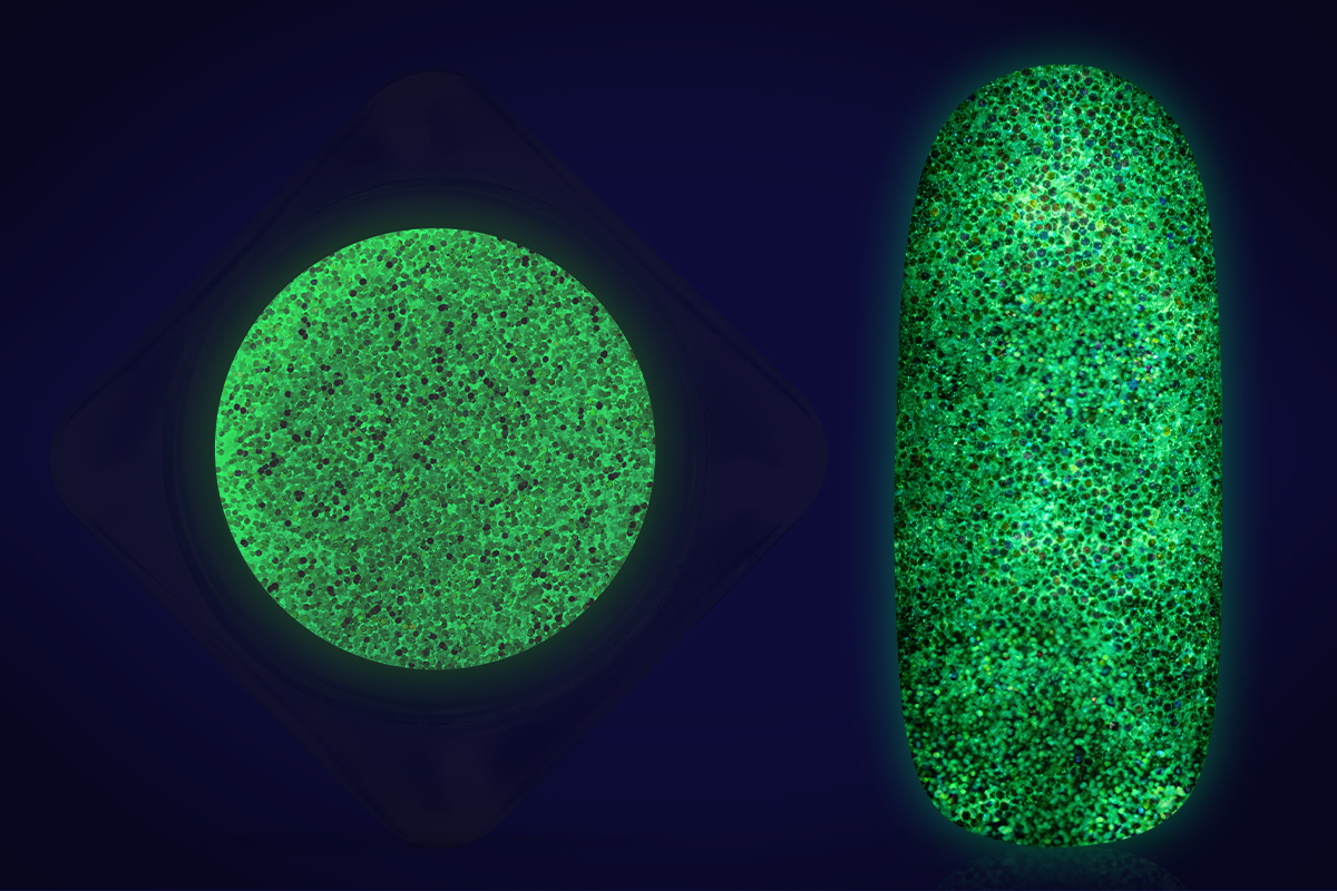 Jolifin Nightshine glitter powder - pastel-peach