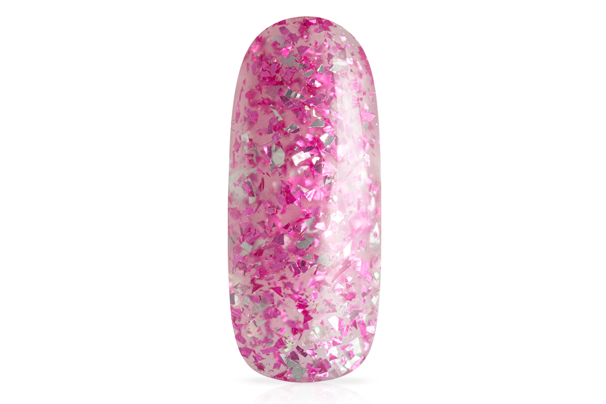 Jolifin LAVENI AcrylGel - silver - purple flakes 15ml