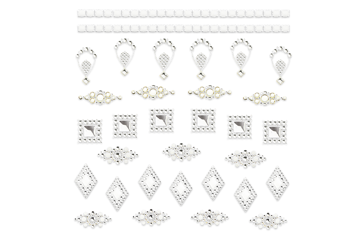 Jolifin Rhinestone Sticker No. 15