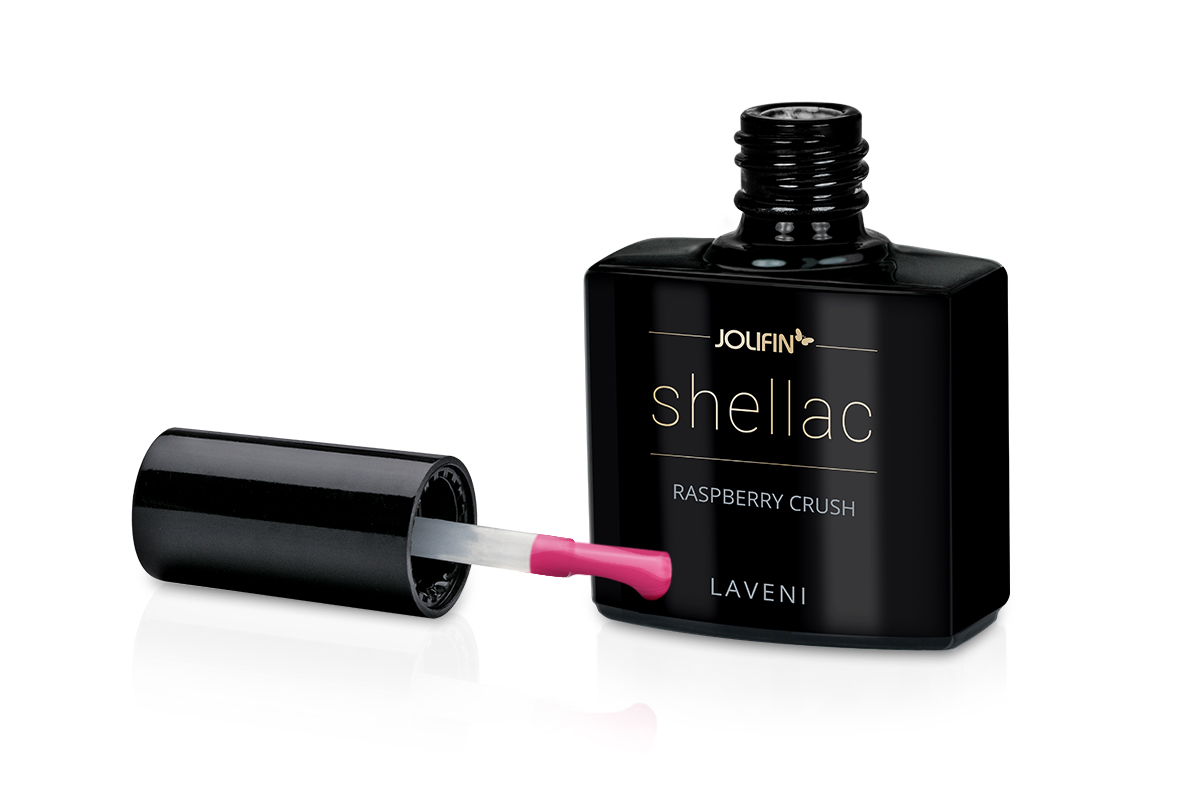 Jolifin LAVENI Shellac - raspberry crush 10ml