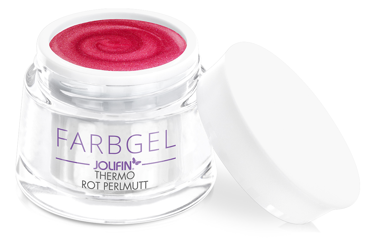 Jolifin Thermo Farbgel rot Perlmutt 5ml