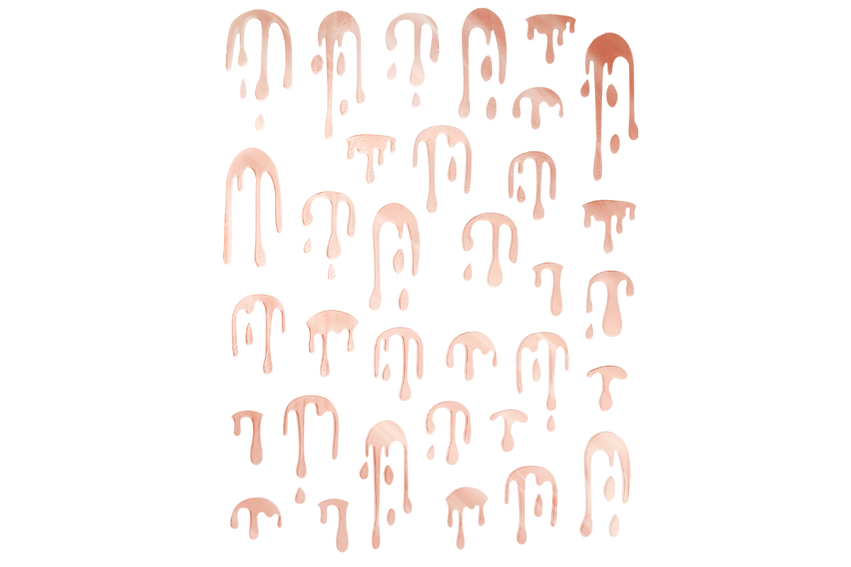 Jolifin LAVENI XL Sticker - Ice-Cream rosé gold