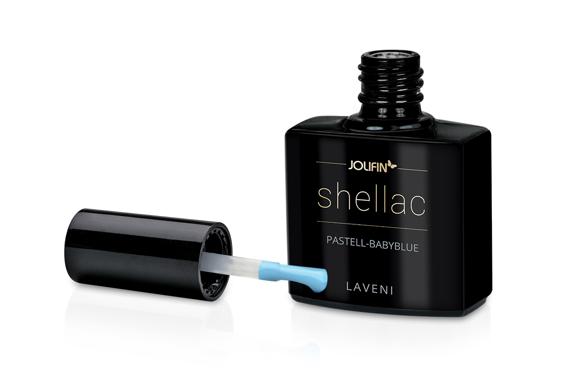 Jolifin LAVENI Shellac - pastell-babyblue 10ml