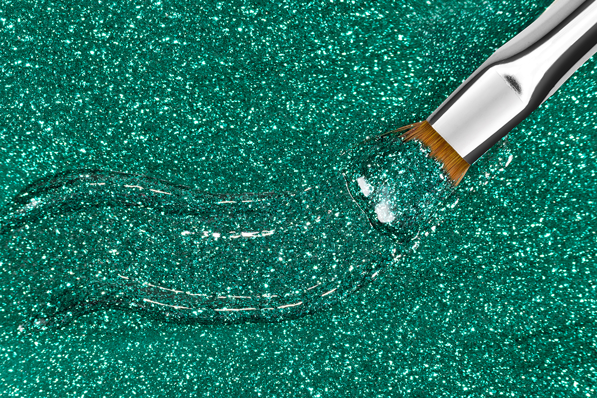 Jolifin LAVENI Colour Gel - sparkle chrome emerald 5ml