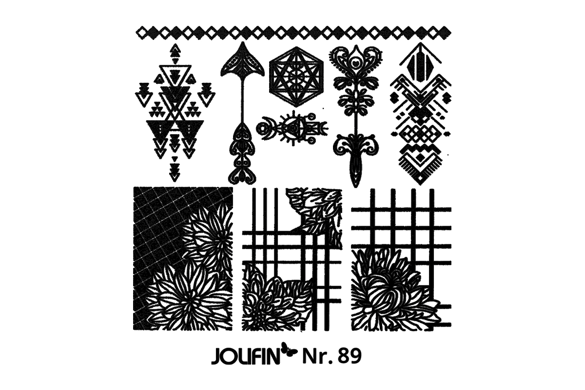 Jolifin Stamping-Schablone Nr. 89