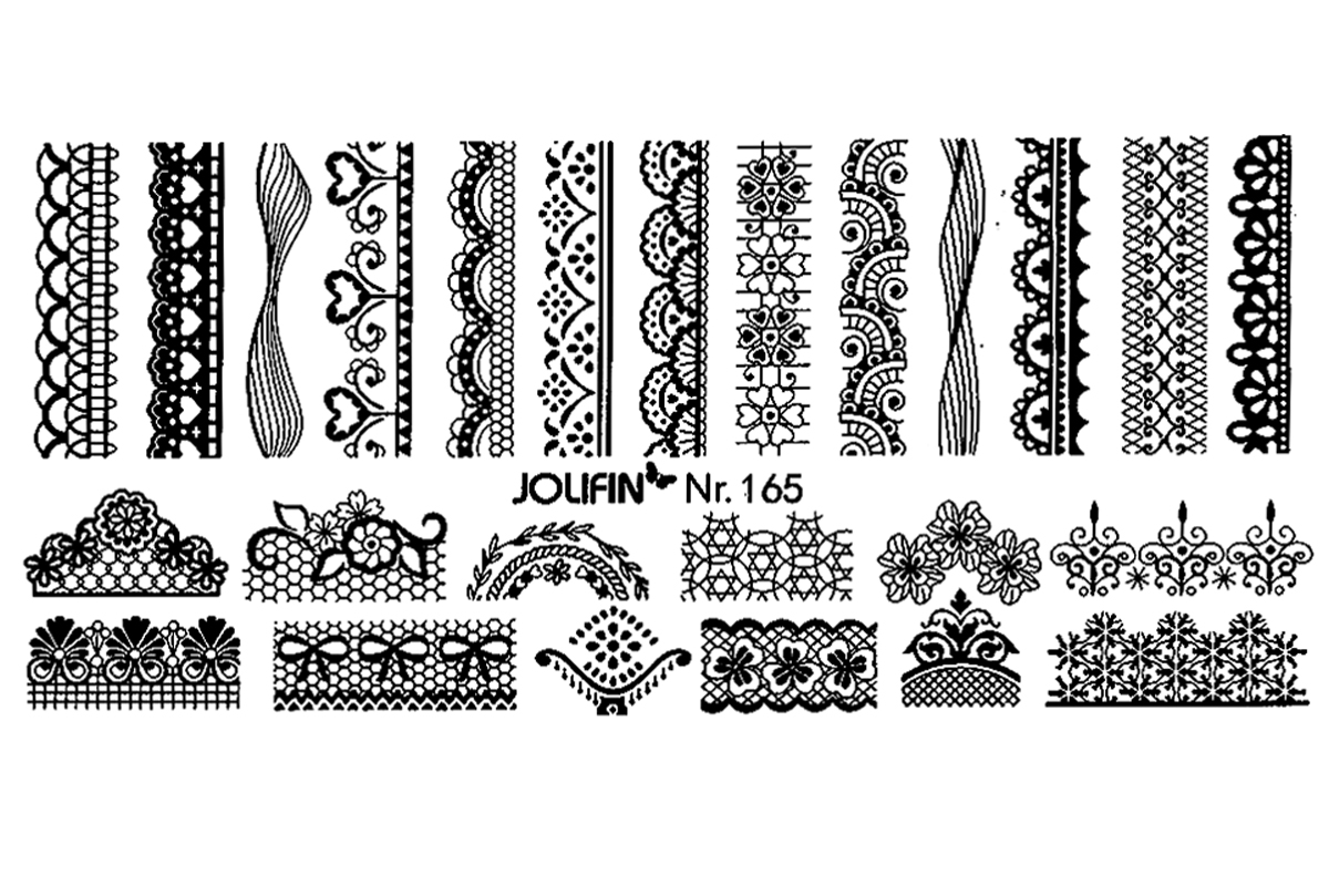 Jolifin Stamping-Schablone Nr. 165 