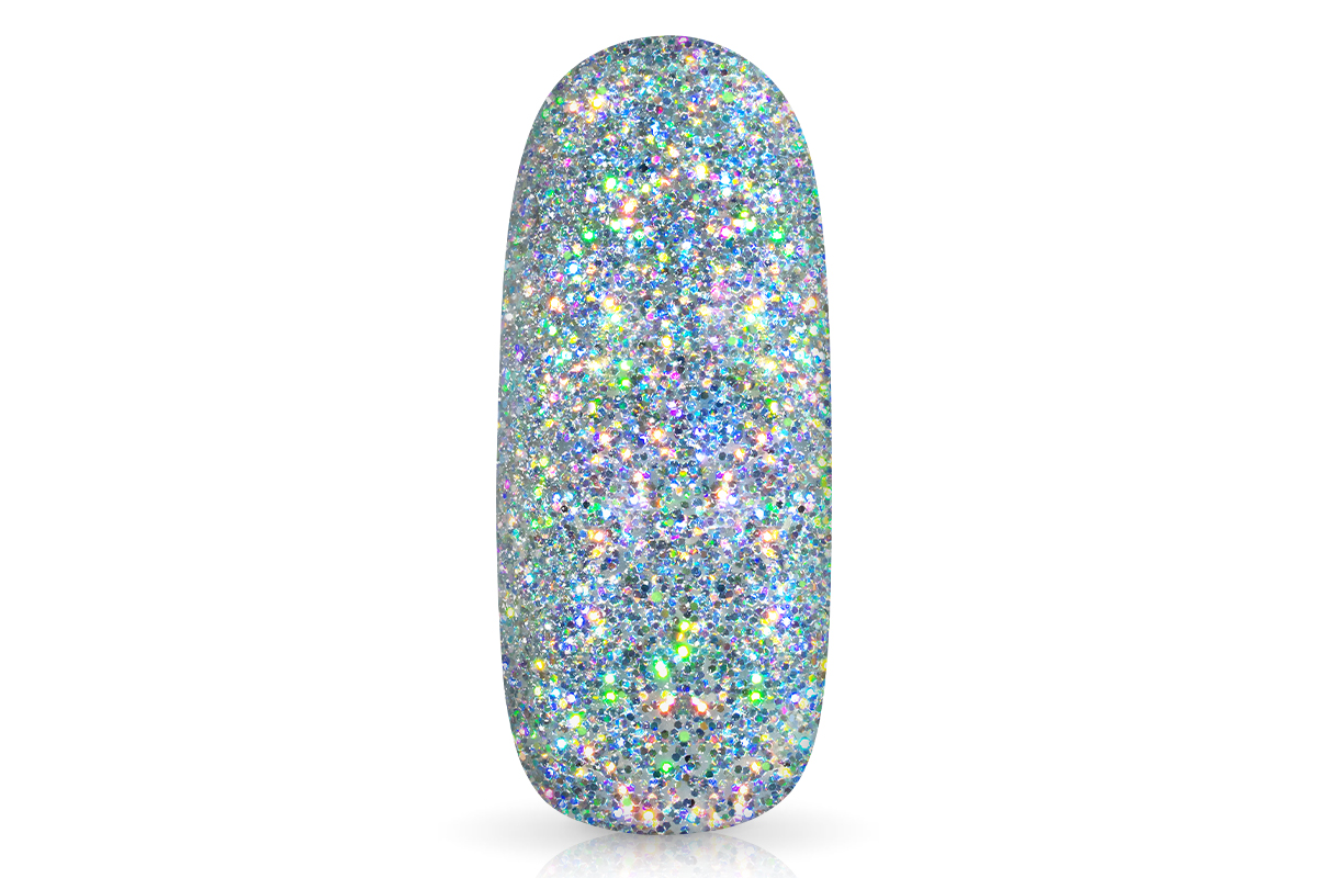 Jolifin LAVENI Shellac - extreme unicorn silver Glitter 10ml