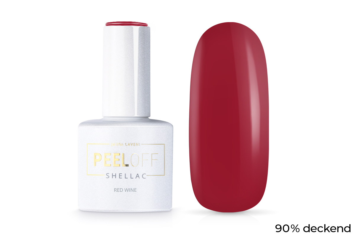 Jolifin LAVENI Shellac PeelOff - red wine 10ml