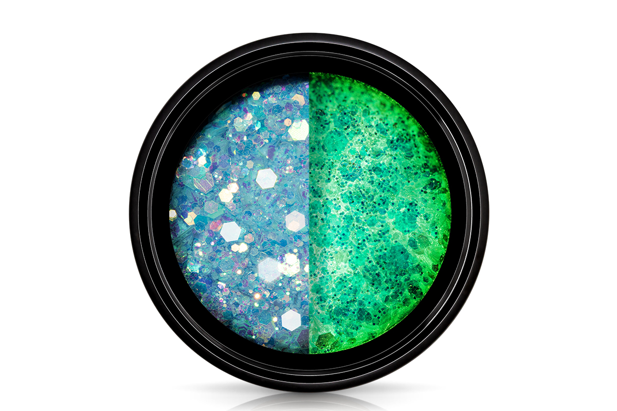 Jolifin LAVENI Solar & Nightshine Glitter - babyblue-blue