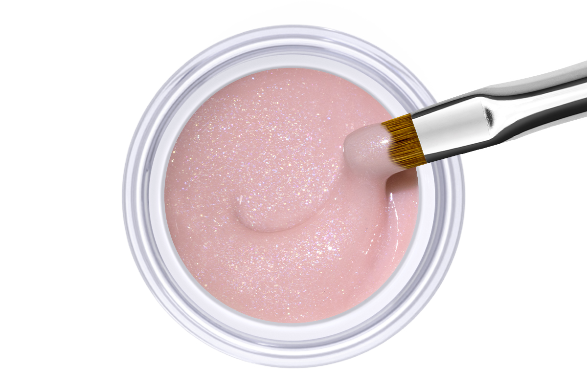 Jolifin Studioline - Thixotrop Aufbau-Gel nude Glimmer 30ml