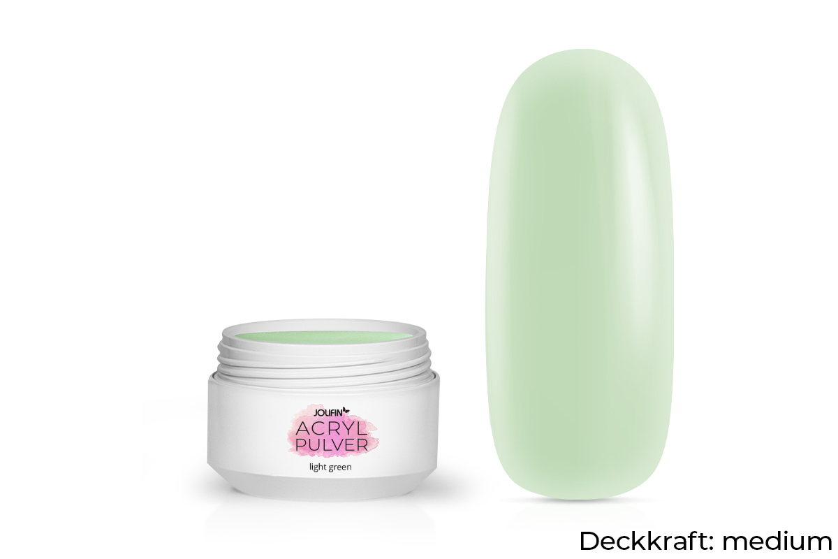 Jolifin acrylic colour powder - light green 5g