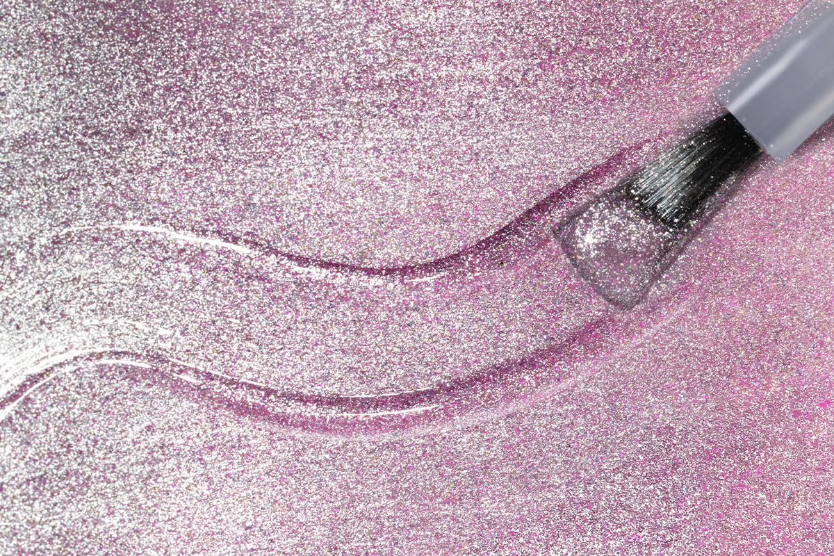 Jolifin LAVENI Shellac - Cat-Eye super shine pastell-pink 10ml