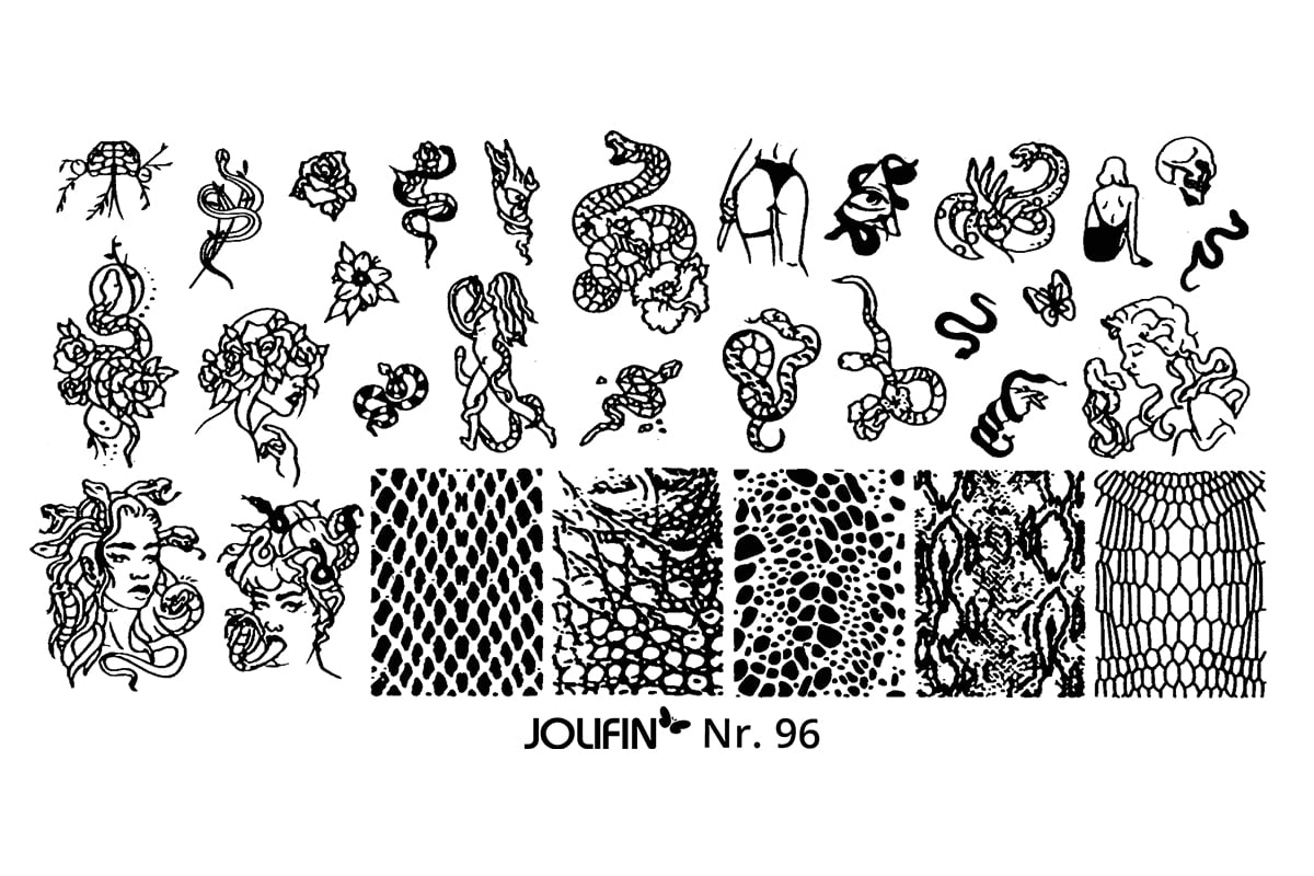 Jolifin Stamping-Schablone Nr. 96