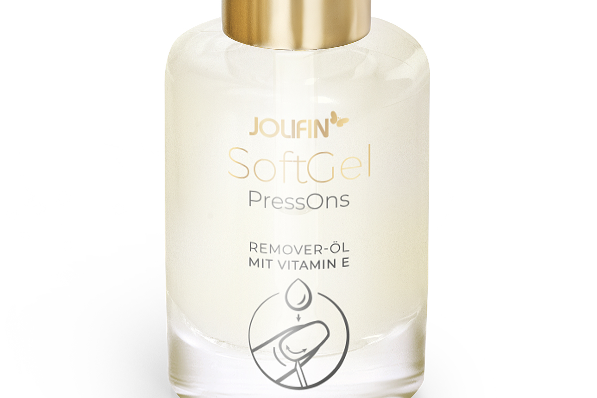 Jolifin SoftGel PressOns - Remover-Öl mit Vitamin E 10ml