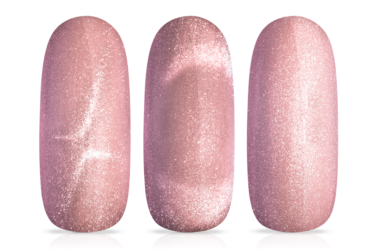 Jolifin LAVENI Shellac - Cat-Eye nude apricot 10ml