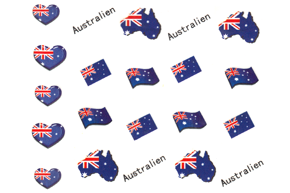 Jolifin Länder Tattoo - Australia
