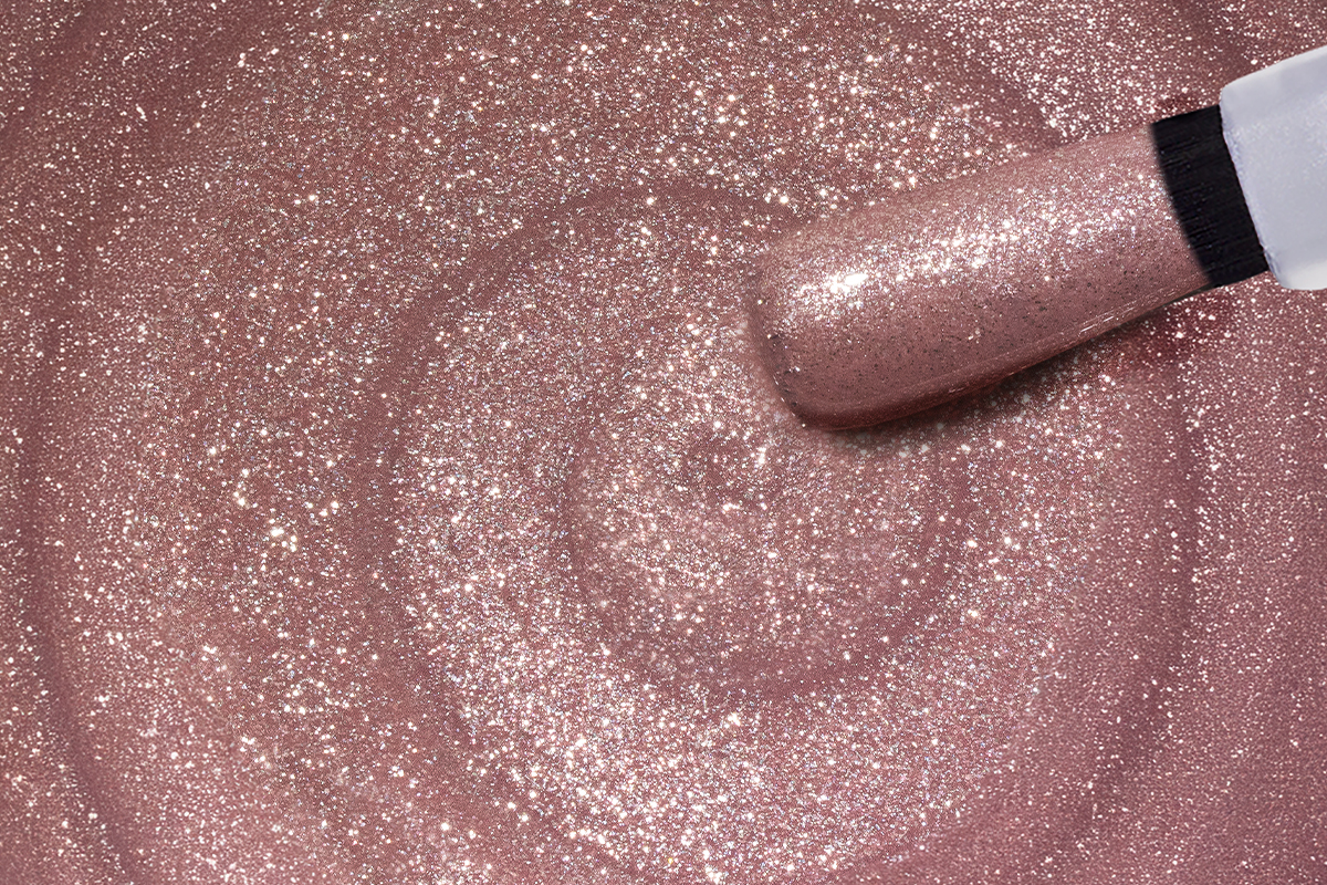 Jolifin LAVENI Shellac - Cat-Eye nude-rosewood 10ml