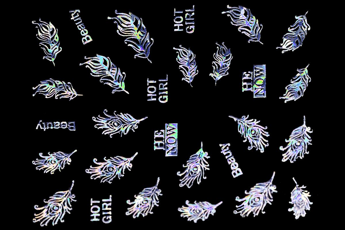 Jolifin LAVENI XL Sticker - Hologramm silver Nr. 5