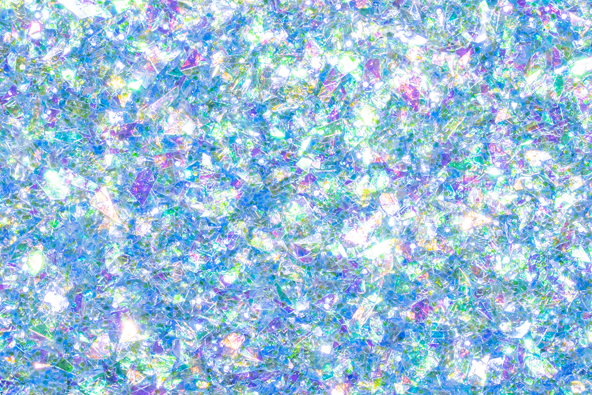 Jolifin Aurora Flakes Glittermix - blue