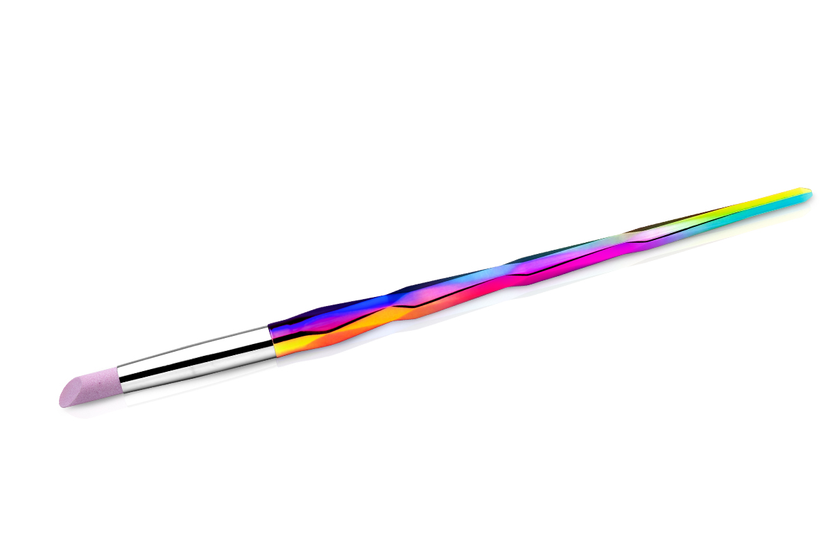 Jolifin Geometric Rainbow - Nagelhautfeile & Pusher