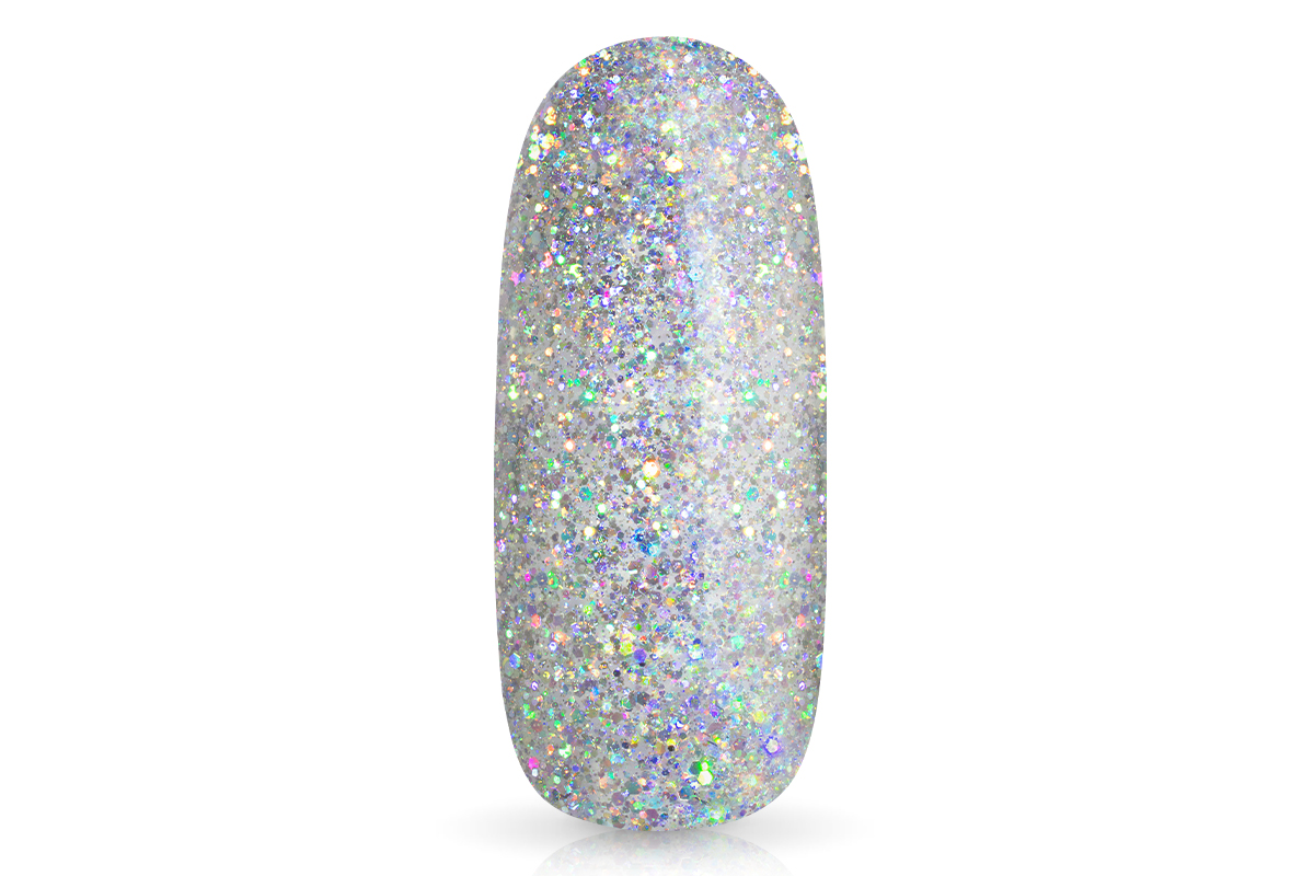 Jolifin LAVENI Shellac - extreme unicorn silver Sparkle 10ml