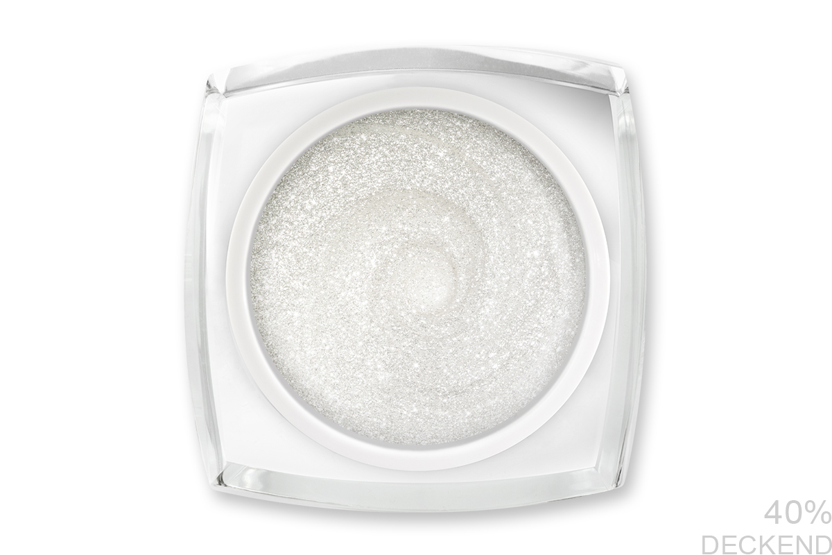 Jolifin LAVENI Farbgel - sparkle white 5ml