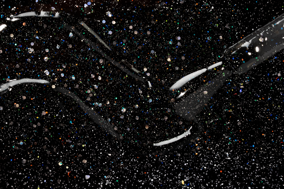 Jolifin LAVENI Shellac - Thermo black-grey Glitter 10ml Jolifin LAVENI Shellac - Thermo black-grey Glitter 10ml