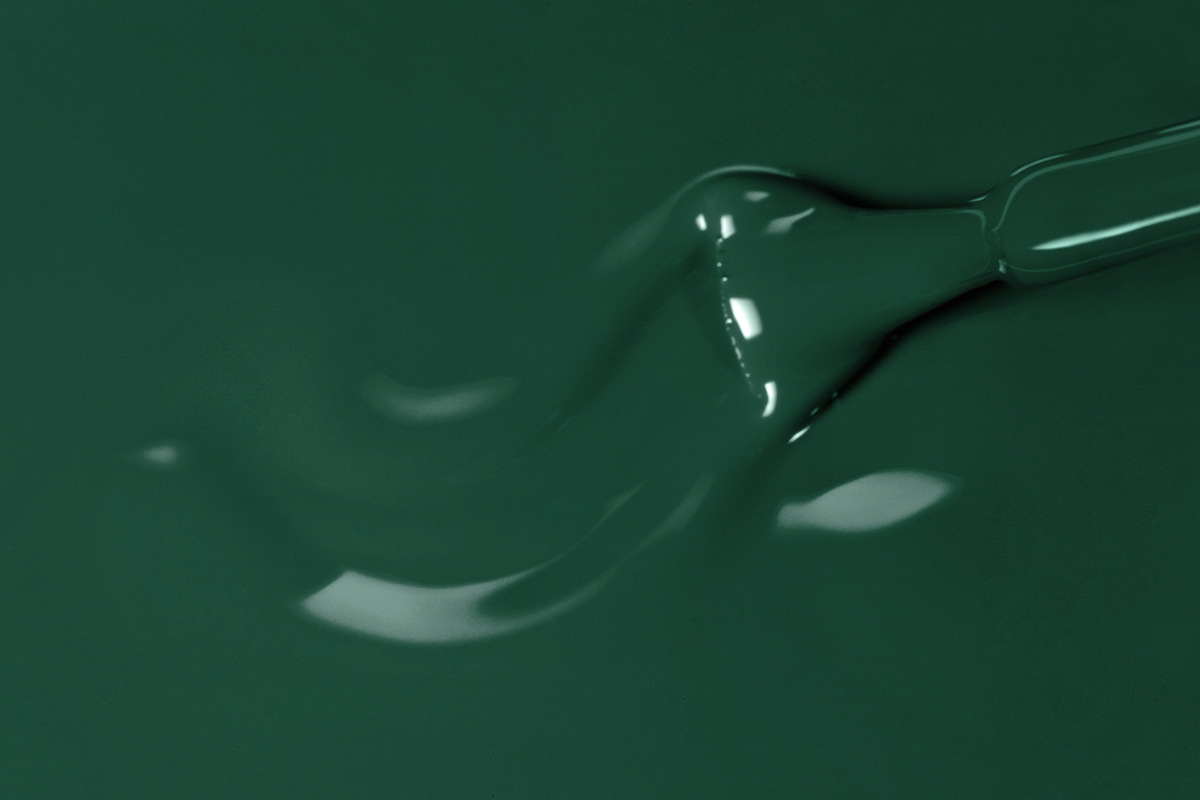 Jolifin LAVENI Shellac RubberBase - pine green 10ml