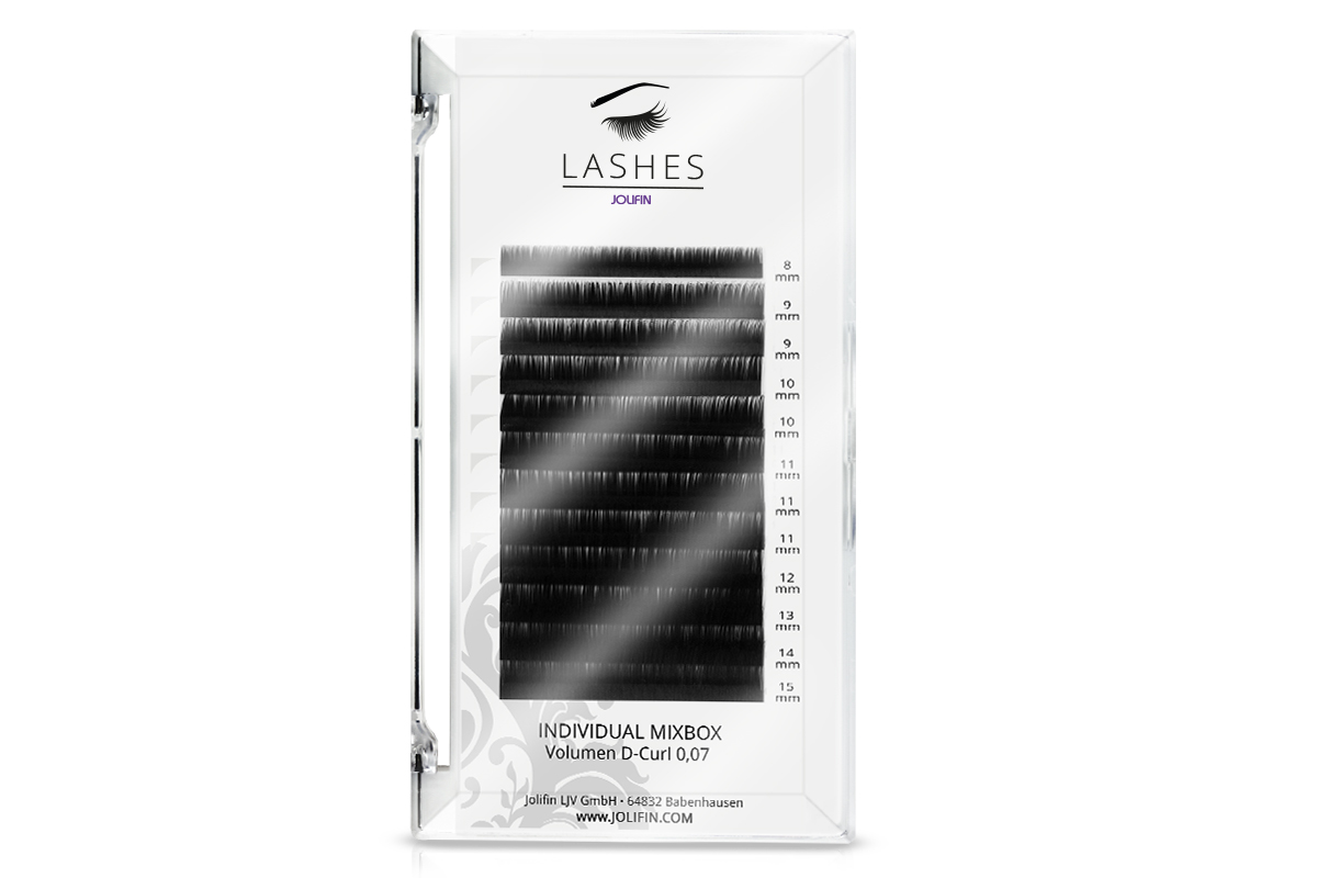 Jolifin Lashes - MixBox - Volumen D-Curl 0,07