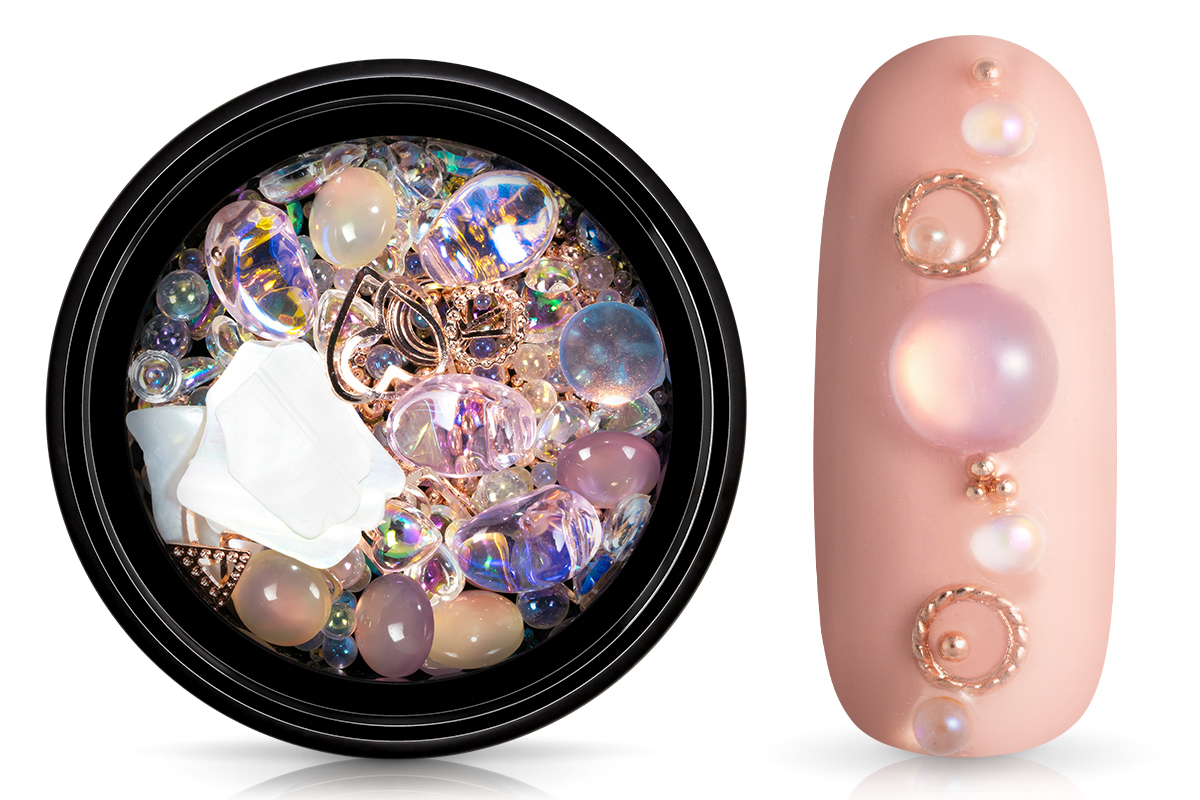 Jolifin LAVENI Luxury Nail-Art Mix - Perlmutt rosé