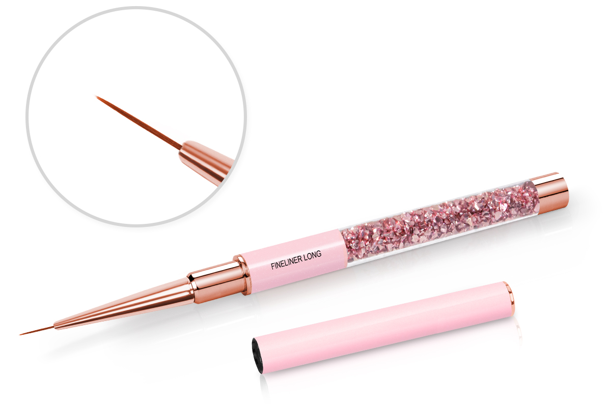 Jolifin Gemstone Gel-Pinsel Rosé - Fineliner long