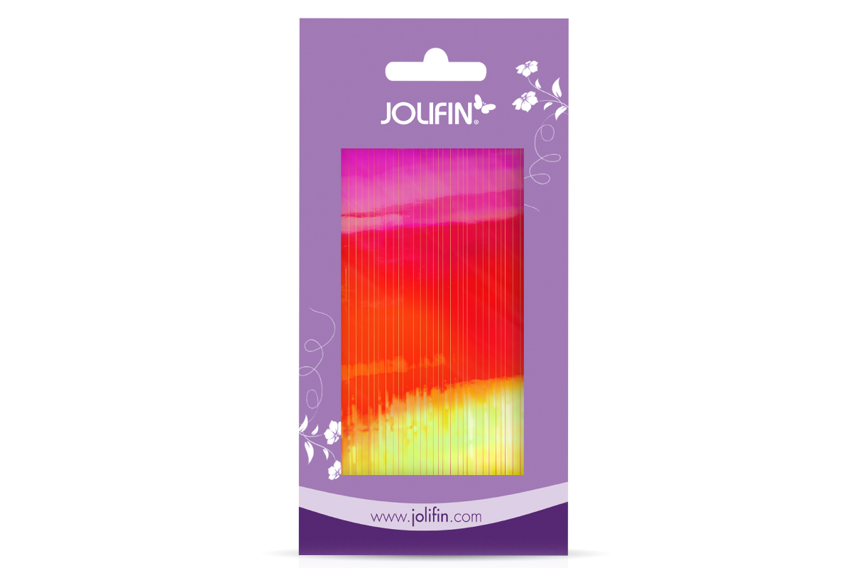 Jolifin Mermaid Sticker - Stripes fire